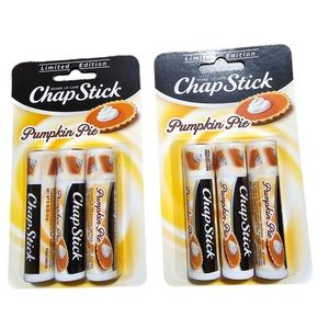 NWT ChapStick Limited Edition Pumpkin Spice 2 - 3 packs